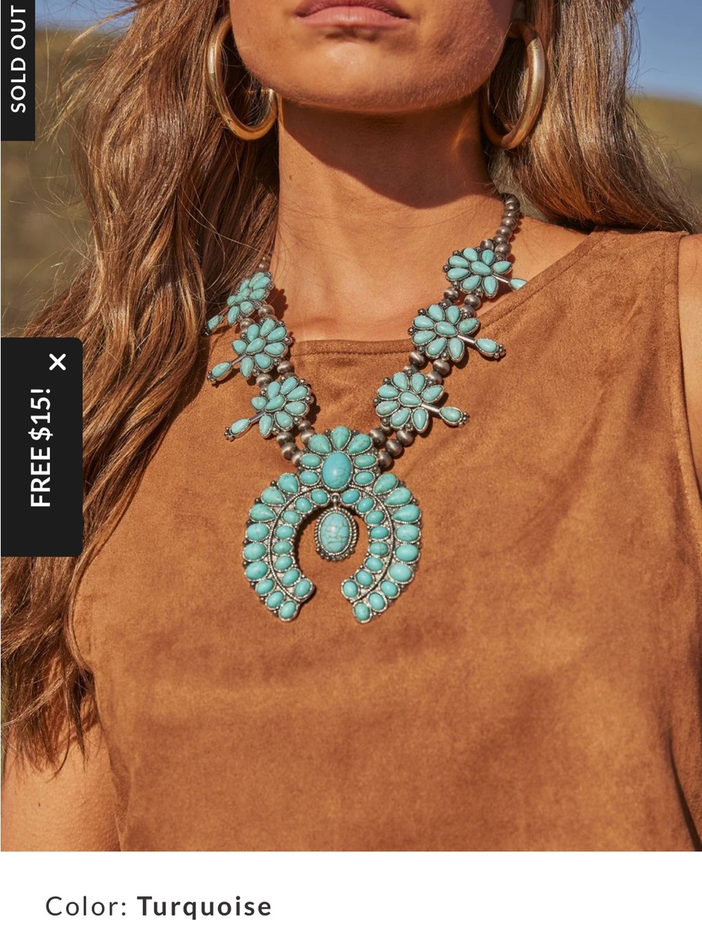VICI Mustang Moon Boho Statement Necklace – NEW